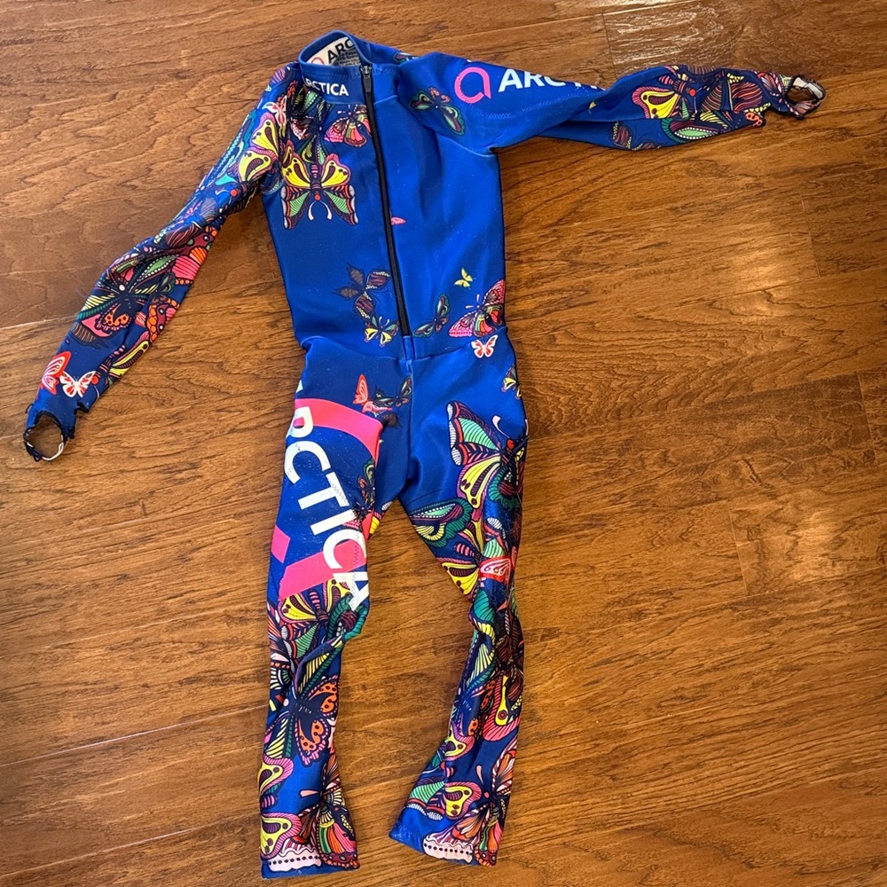 Arctica Blue Butterfly Ski Suit